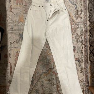 Abercrombie cream jeans